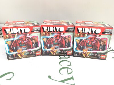 3 Boxed And Sealed Lego Vidiyo Metal Dragon Beatbox #43109. No Reserve.