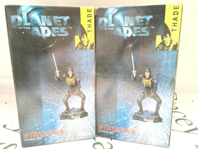 2 Boxed Neca Planet Of The Apes Thame Figurines. No Reserve. (2).