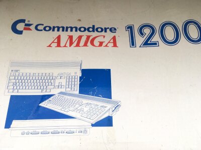 A Boxed Commodores Amiga 1200. No HDD.