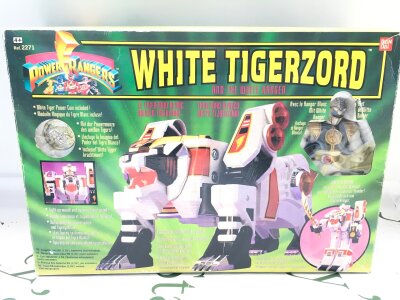 A Boxed Ban Dai Power Rangers White Tigerzord.