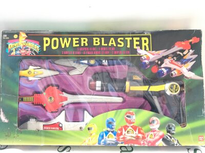 A Boxed Ban Dai Power Rangers Power Blaster Set.