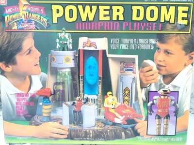 A Boxed Ban-Dai Power Rangers Power Dome Playset.