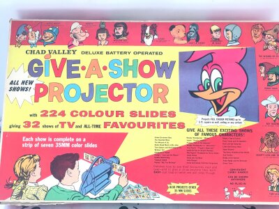 A Boxed Chad Valley Give A Show Projector.