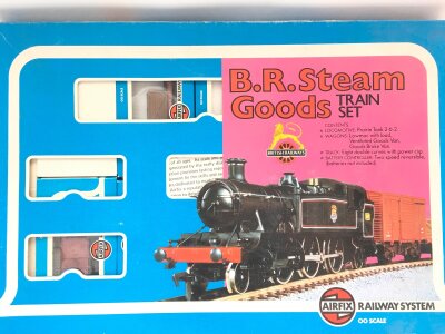 A Boxed Airfix 00 Gauge B.R. Steam Goods Train Set. No Reserve.