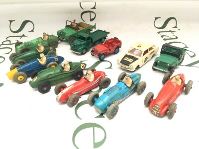 A Collection Of Loose Dinky Racing Cars And Others.