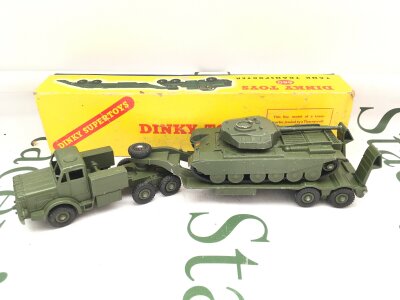 A Boxed Dinky Toys Tank Transporter #670 With Tank. No Reserve.
