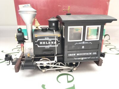 A Boxed Lehmann G Scale Steam Engine Locomotive Train.