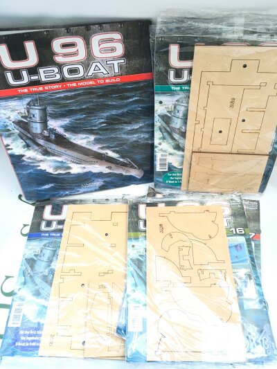 The Full Collection Of Hachette U-96 Model Kit Complete With Magazines. 1-150. (2).