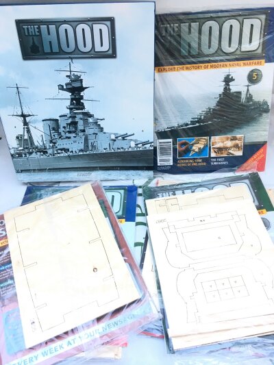 The Full Collection Of Hachette The Hood Model Kit With Magazines. 1-140 (2).