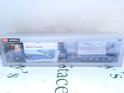 A Boxed WSI Models 1/50 Scale Mercedes Arocs 6x4 Tractor Unit. Limited Edition 151 Of 175. With Certificate.