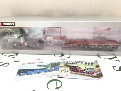 A Boxed WSI Models 1/50 Scale MB Arocs MP4 Big Space 6X4 +Semi Loader #02-2085. With Certificate.