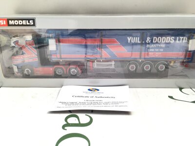 A Boxed WSI Models 1/50 Scale Scania S Highline I CS20H 6X2 Tag Axle + Volume Trailer-3 Axle. #02-2959. With Certificate.