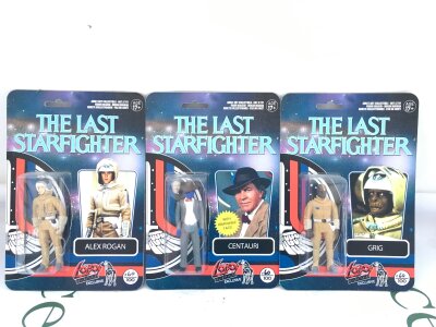 3 Carded LoLobos Collectables The Last Starfighter Figures. Only 100 of Each Figure Produced. These Are #60.