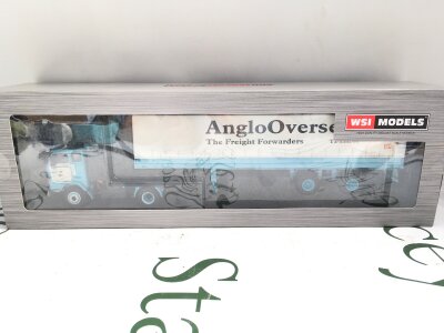 A Boxed WSI Models 1/50 Scale Volvo F88 4X2 + Classic Curtain Side Trailer - 2 Axle. #01-3888.