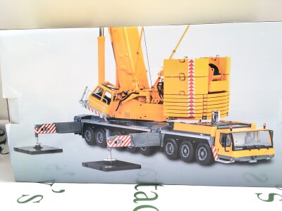 A Boxed WSI Models LTM 1500-8.1 Mobile Crane 1/50 Scale.