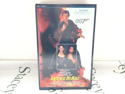 A Boxed Sideshow Collectibles 12 Inch Figure Of James Bond, Timothy Dalton In Licence To Kill.