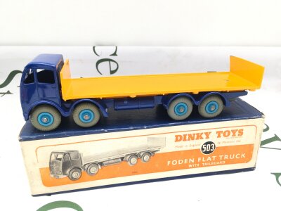 A Boxed Dinky Toys Foden Flat Bed Truck #503.