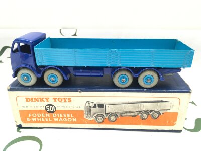 A Boxed Dinky Supertoys Foden Diesel 8-Wheel Wagon #501.
