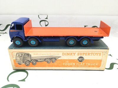 A Boxed Dinky Supertoys Foden Flat Truck With Tailboard #503.