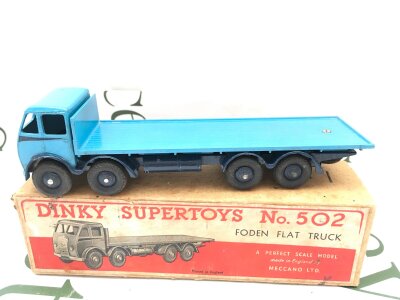 A Boxed Dinky Supertoys Foden Flat Truck #502.