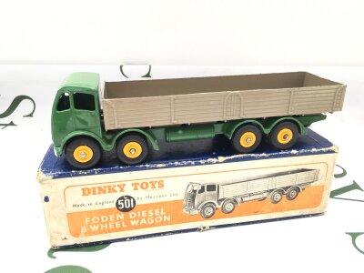 A Boxed Dinky Toys Foden Diesel 8-Wheel Wagon #501.