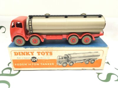 A Boxed Dinky Toys Foden 14-Ton Tanker. #504
