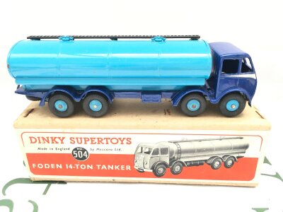 A Boxed Dinky Toys Foden 14-Ton Tanker. #504.