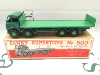 A Boxed Dinky Supertoys Foden Flat Truck With Tailboard #503.