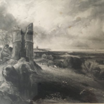 Two 19th century prints after John Constable RA. Engraved by David Lucus. Retailed by thomas Agnews and Richard Haworth. The reverse with labels.70x55cm (2)