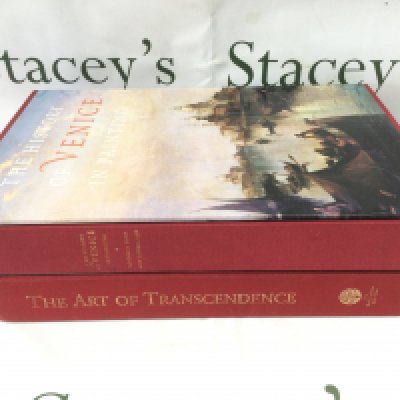 Two large books comprising The Art Of Transcendence and The History Of Venice In Painting both with original slip cases. Shipping category D.