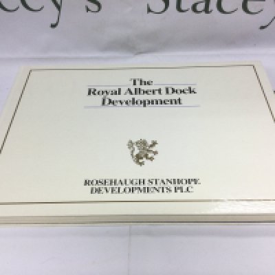 An architectural hardback book of The Royal Albert Dock development. Shipping category C.