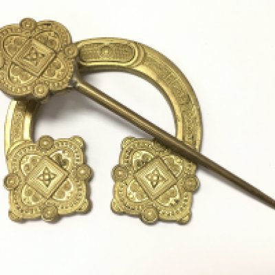 A large ancient Kilmainham style Brooch. Postage category A. NO RESERVE