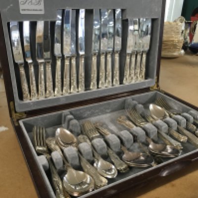 A canteen of J&B Sheffield cutlery. Postage category c