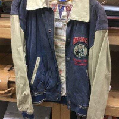 A 1960s American varsity style jacket. Size Small. Shipping category C.