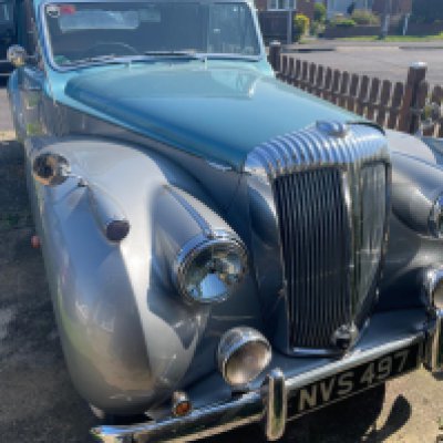 1950 Daimler DB18 Special Sports Drophead CoupeCoachwork by Barker & CoRegistration no. NVS 497Chassis no. 53872Engine no. 30636Body no. 59831One of only 500, Coach-builtExtensive collection of receipts, documents and manuals.Some paintwork issues, very little rust. Viewing on location, wickford area via appointment from 10am - 2pm, please contact the office to arrange an appointment
