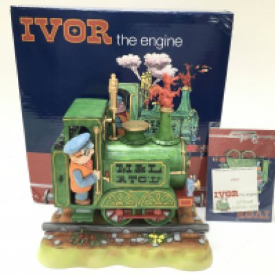A boxed Robert Harrop Ivor the engine limited edition of 600, IV01. Postage category A