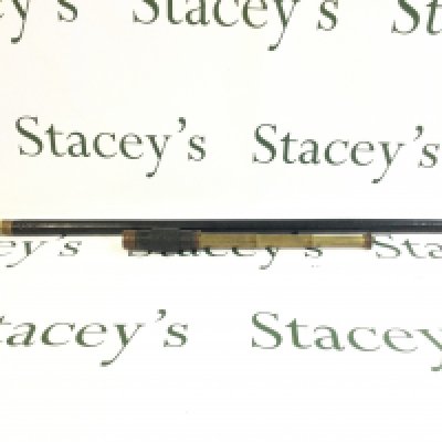 An Indian sword stick and a vintage three draw brass and leather telescope (36.5cm long). This lot cannot be posted