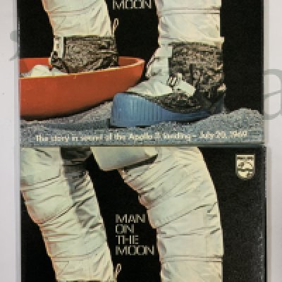2 copies of the Man On The Moon - The Story In Sound Of The Apollo 11 Landing - July 20, 1969. (B). NO RESERVE
