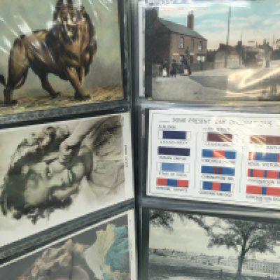 WITHDRAWN - An album of early British postcards including some local interest cards, postage category C. NO RESERVE