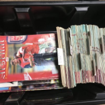 A Collection of Arsenal and West Ham football programmes, postage cat C