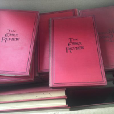 A collection of bound volumes of 19th century books The Essex Review an illustrated quarterly record of everything of percent interest in the county of Essex 1893