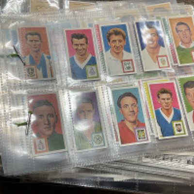 An album containing vintage ABC and other football cards. Postage category B