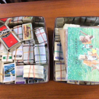 A collection of Brooke bond tea cards