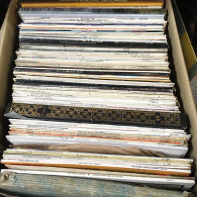 A Collection of vinyl records including Abba, orchestra, movie soundtracks etc . No reserve