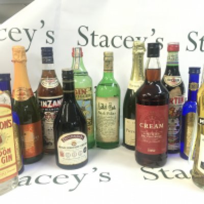 A Collection of spirits including Gordons dry London gin, Martini Bianco, Cinzano Bianco, Cream fortified British wine, Gin Xoriguer, Tokaji Museum Anno 1964 wine. This lot cannot be posted