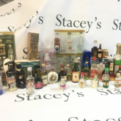 A Collection of miniature spirits including Drioli, Drambuie, Becherovka Carlsbad, Harveys Bristol cream. This lot cannot be posted