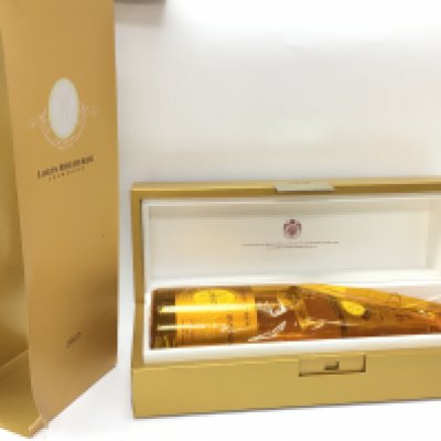 A boxed bottle of Louis Roederer Cristal Champagne. This lot cannot be posted
