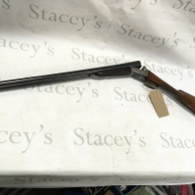 A Woodward and sons aide by side 12g shotgun. 27inches 43.5inches overall. Double trigger. #63745. A FIREARMS OR SHOTGUN LICENSE IS REIRED TO BUY THIS LOT VIEWING AND AFTER SALE COLLECTION BY APPOINTMENT ONLY.