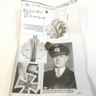 WW2 German third Reich silver oak leaves for a knights cross similar to picture taken from Gordon Williamsons book. Postage category A