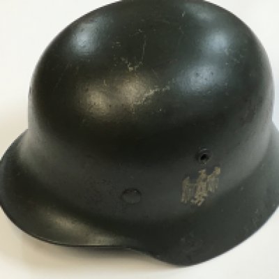 A WW2 German Kriegsmarine helmet . Postage category C